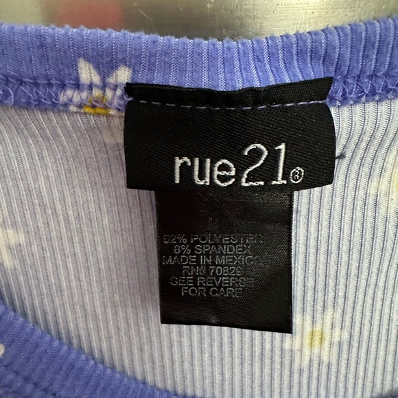 Floral print ribbed sundress - Picture 3 of 3